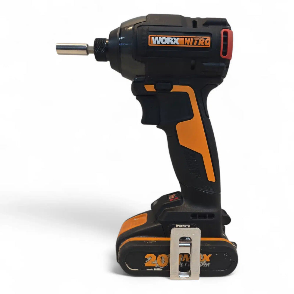 ATORNILLADOR INALAMBRICO WORX NITRO WX265 + BATERIA 20V de segunda mano · Atornilladores — Como nuevo