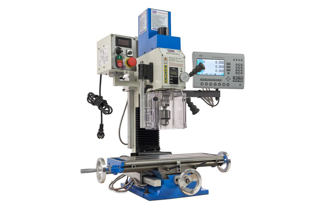 Máquina Fresadora HBM Bf 25 con sistema de lectura digital Lcd en 3 ejes nuevo — Nuevo