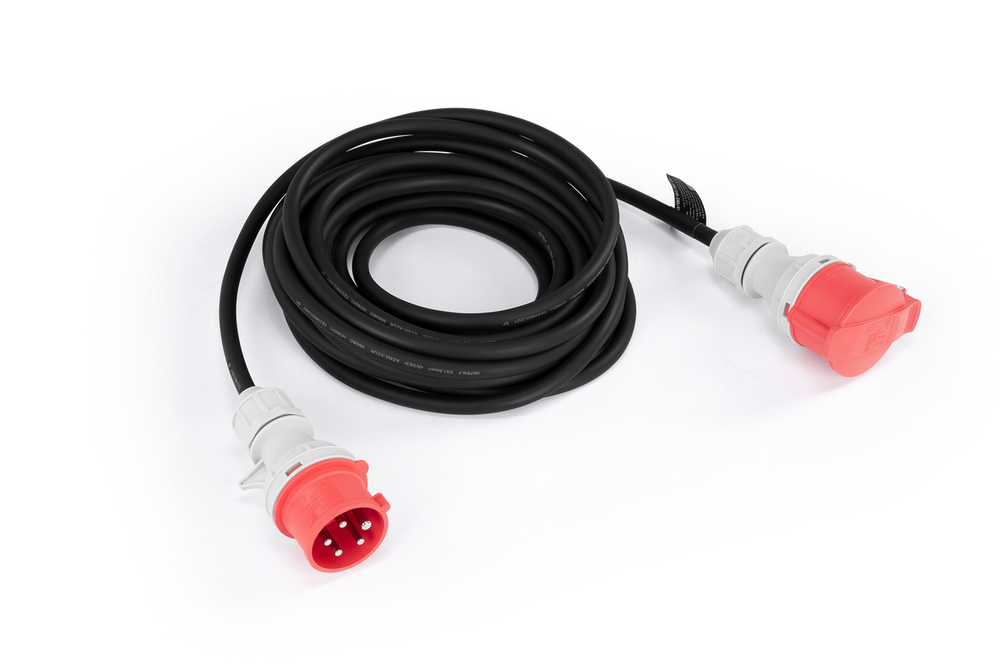 HBM alargador Cee 16 A H07RN-F 5G1,5 mm² IP44 nuevo — Nuevo