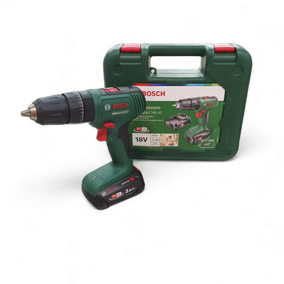 ATORNILLADOR BOSCH BOSCH EASYCOMPACT 18V-40 + 2 BATERIAS + CARGADOR + MALETIN de segunda mano · Atornilladores — Como nuevo