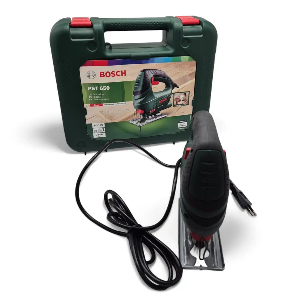 CALADORA BOSCH PST 650 500W *A ESTRENAR* + MALETIN de segunda mano · Sierras — Como nuevo