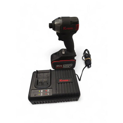 ATORNILLADOR DE IMPACTO KRESS KUB61+BATERIA 20V 6.0AH Y CARGADOR de segunda mano · Atornilladores — Como nuevo