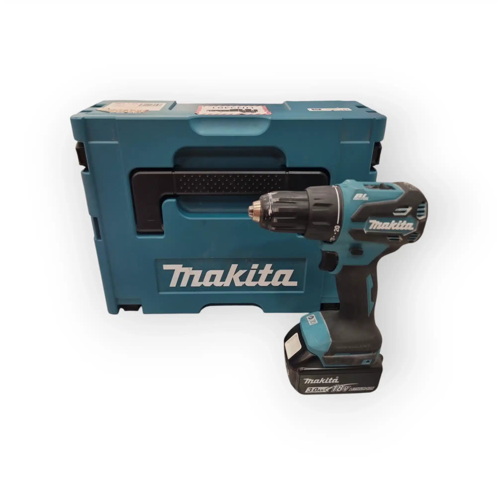 ATORNILLADOR A BATERIA MAKITA DHP490 + BATERIA + CARGADOR + MALETIN de segunda mano · Atornilladores — Como nuevo