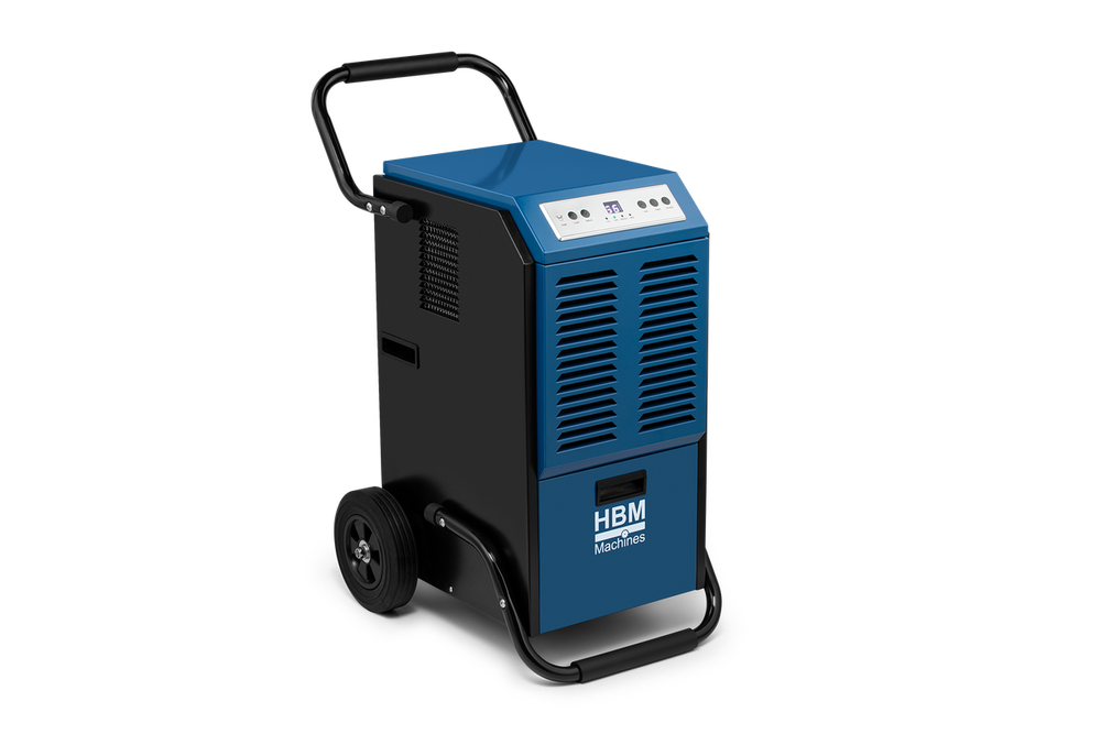 HBM deshumidificador de obra profesional, deshumidificador de aire, captador de humedad 70 litros, 860 Watt nuevo — Nuevo