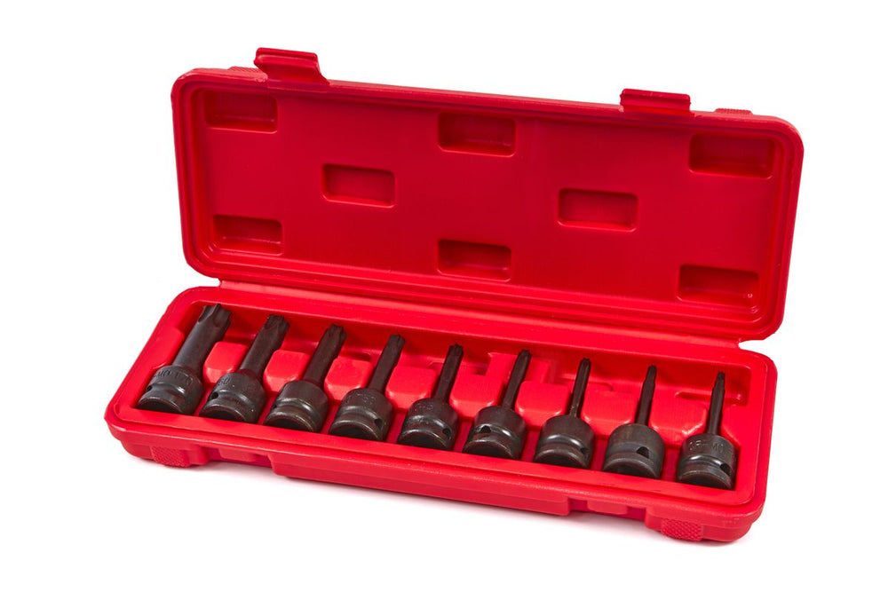 Conjunto de 9 dados de Torx largos de HBM con toma de 1/2 pulgada nuevo — Nuevo