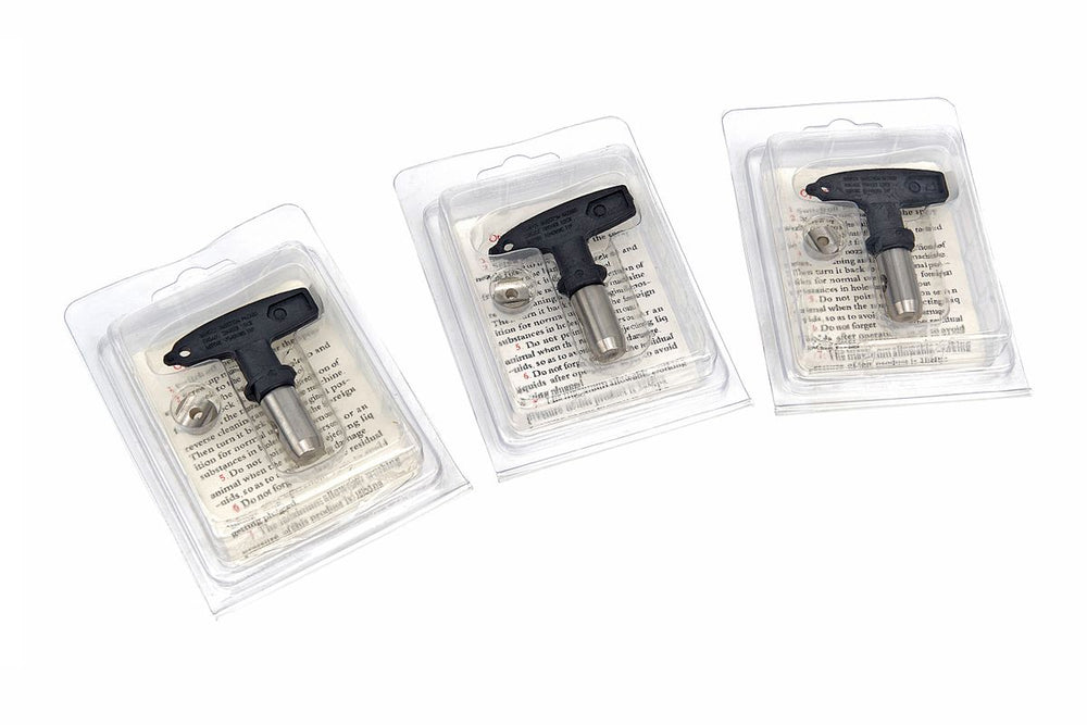 Conjunto de boquillas de 3 partes HBM para la máquina de pulverización HBM a alta presión sin aire, pulverizador de pared, set de 1500 vatios nuevo — Nuevo