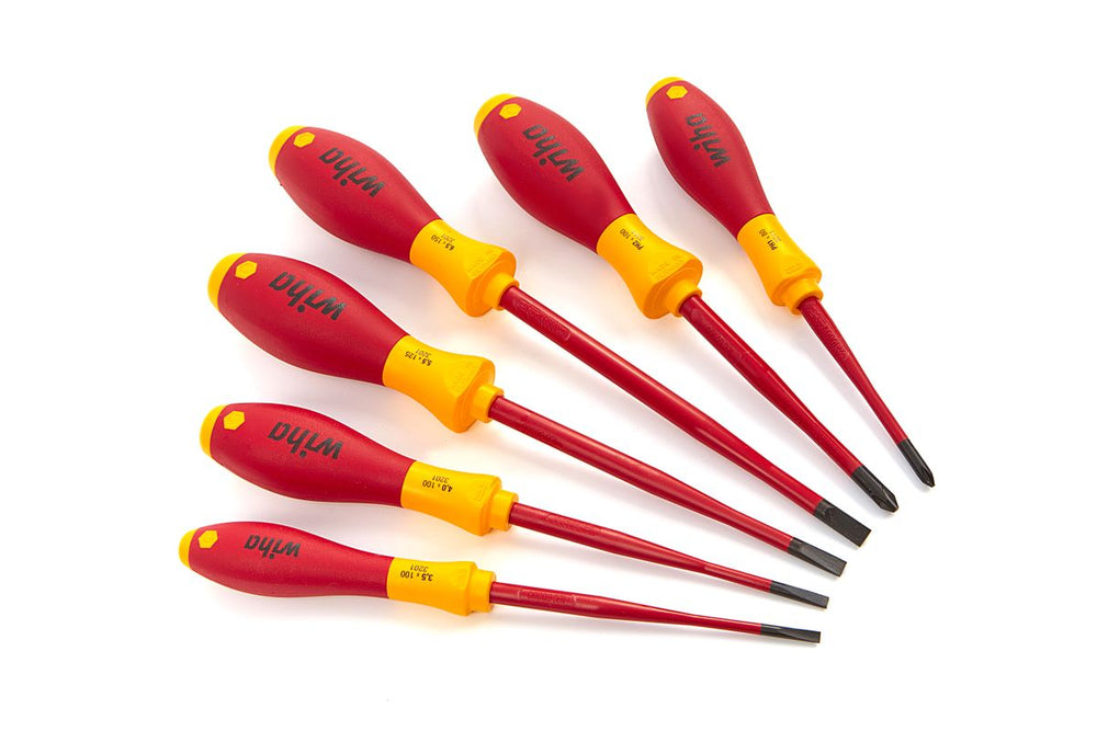Set de destornilladores Wiha Vde SoftFinish electric 6 Piezas - 3201K6 nuevo — Nuevo