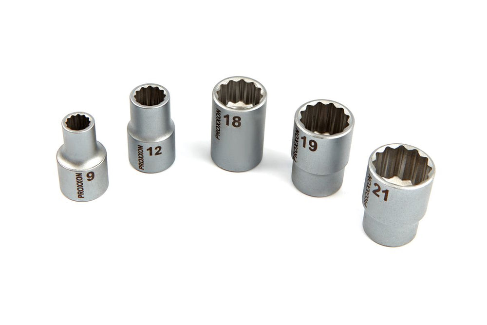 Proxxon 12 Cantos casquillos 1/2 pulgada nuevo — Nuevo