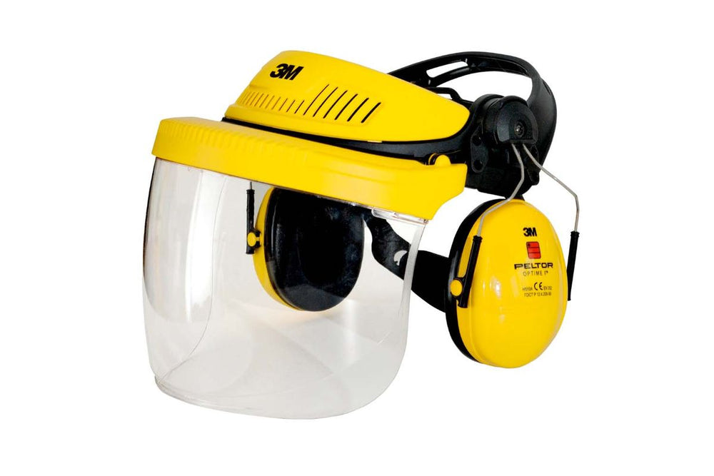 Combinación 3M Peltor G500 con orejera Optime I y visor 5F-11 nuevo — Nuevo