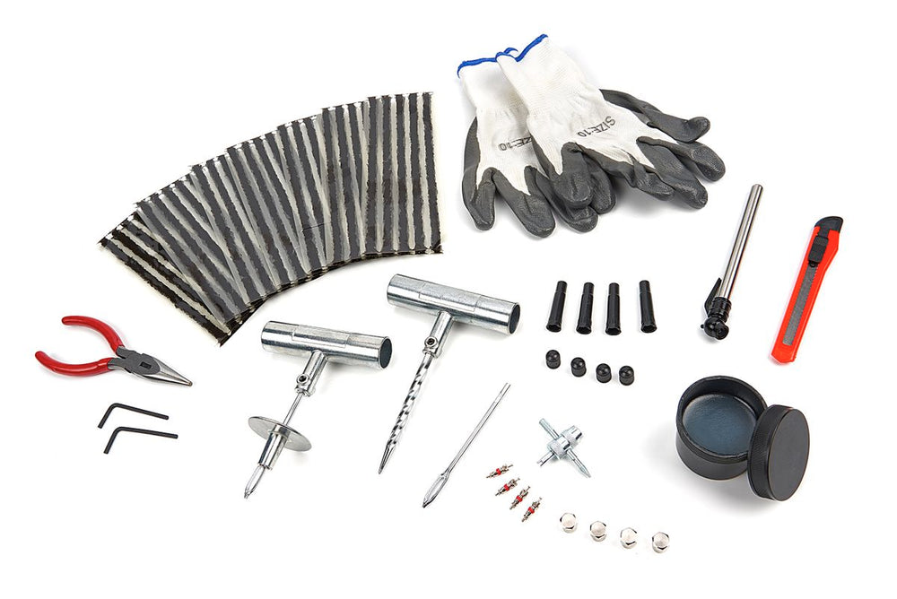 Kit de reparación de neumáticos HBM de 64 piezas completo nuevo — Nuevo