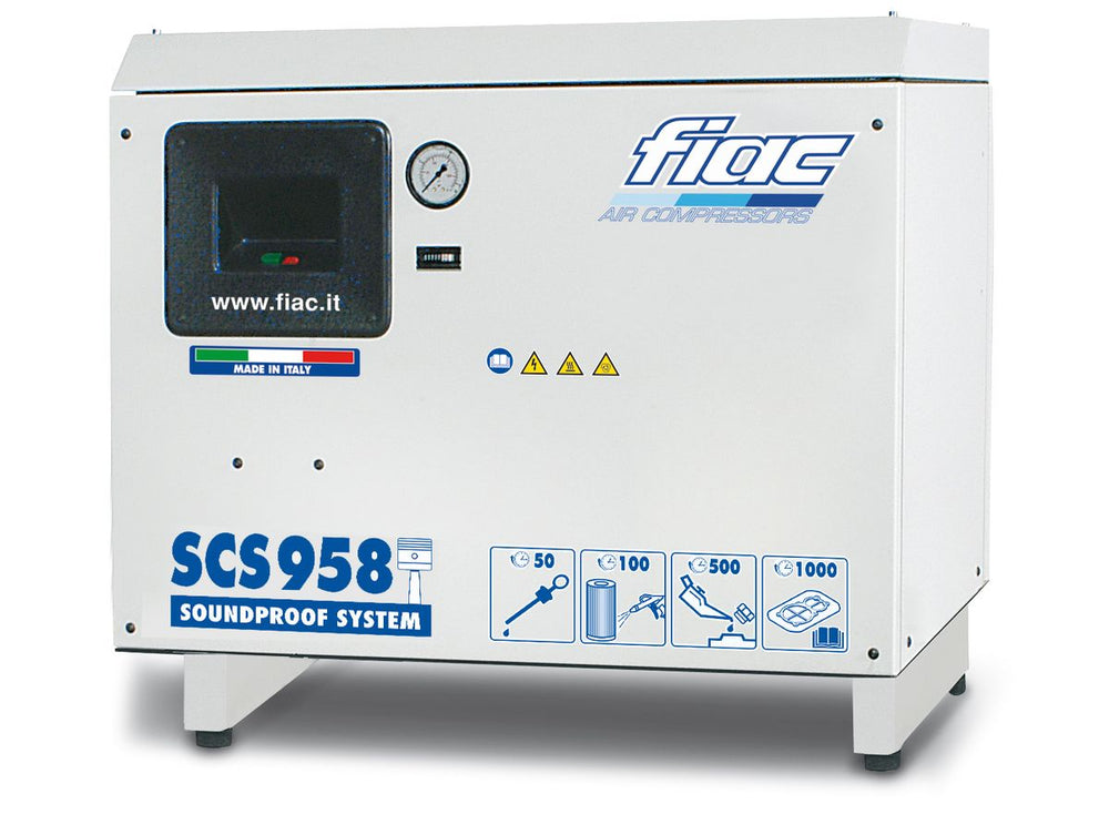Fiac compresor silencioso Scs AB958 7,5 Cv nuevo — Nuevo