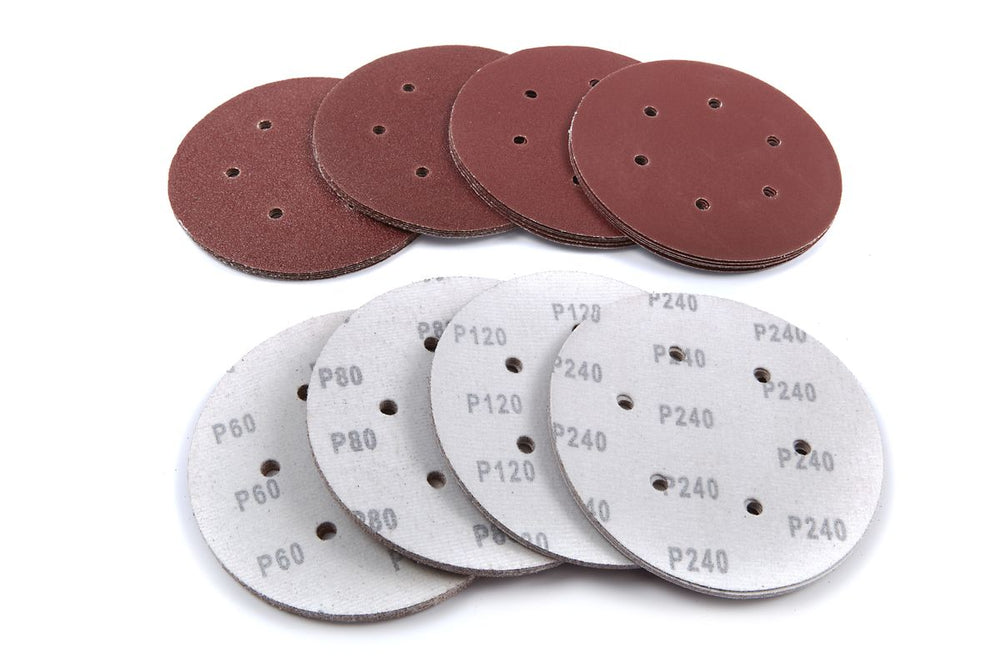 Juego de discos de velcro perforados de 125 mm de 10 piezas Silverline nuevo — Nuevo