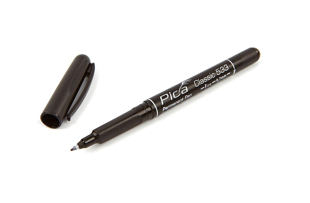 Pica 533/46 Bolígrafo permanente 0,7mm redondo negro nuevo — Nuevo