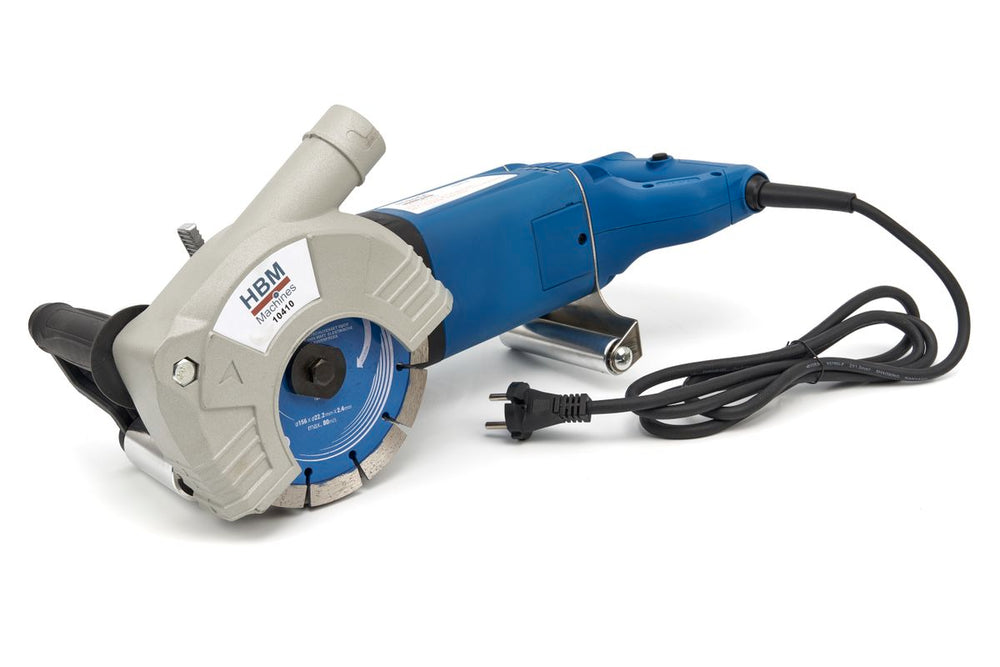 HBM 2400 Watt Cortador de ranura / Cortador de ranura eléctrico con 5 discos de diamante nuevo — Nuevo