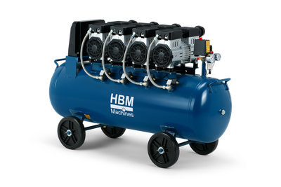 HBM compresor de bajo ruido, 4 Hp, 120 litros nuevo — Nuevo