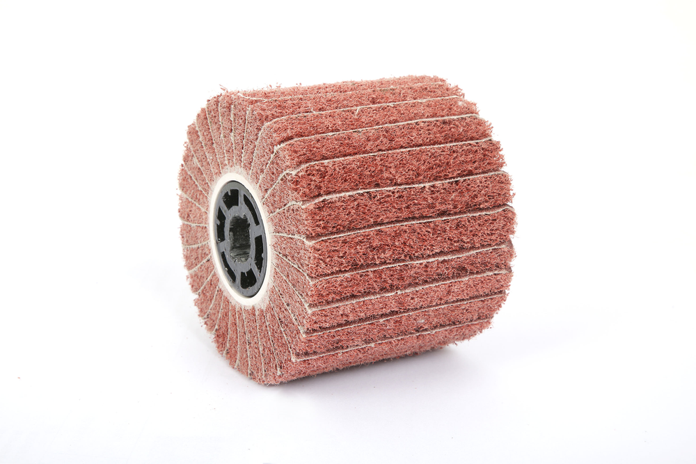 HBM cilindro de lijado de malla de nailon con láminas para máquina de satinar, 100 × 120 mm nuevo — Nuevo