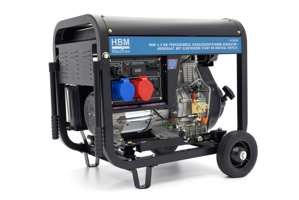 HBM generador de 3000 vatios con motor diésel de 418 cm³, 230V nuevo — Nuevo