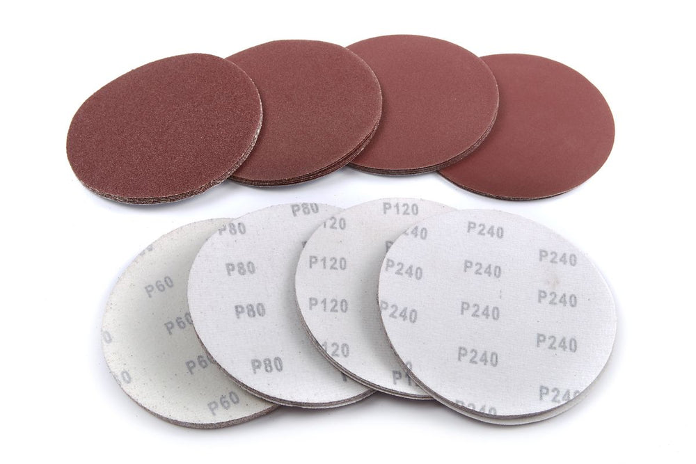 Conjunto de discos de lijado de Velcro de 150 mm de 40 piezas HBM nuevo — Nuevo