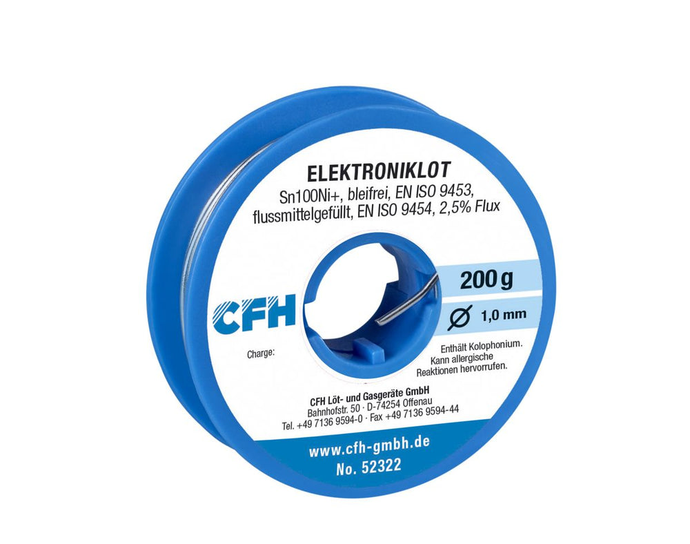 Cfh 200 Gramos Soldadura Electrónica El 322 libre de plomo nuevo — Nuevo