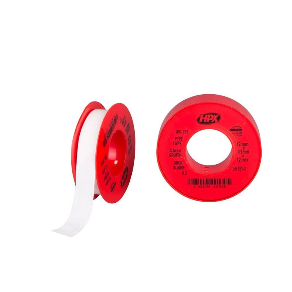 Cinta selladora de gas Hpx Ptfe - blanca 12mm x 12m nuevo — Nuevo