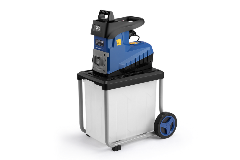 HBM trituradora eléctrica silenciosa para ramas de 45 mm 2800 Watt nuevo — Nuevo