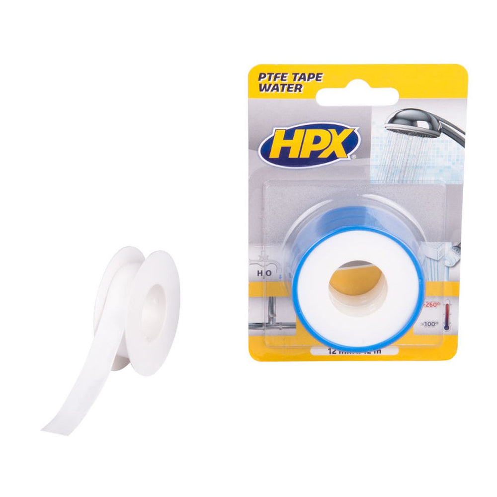 Cinta de sellado de agua Ptfe Hpx - blanca 12mm x 12m nuevo — Nuevo