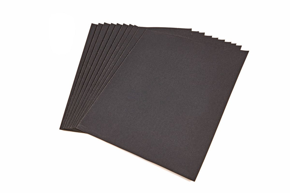 Paquete de 10 piezas de papel de lija impermeable HBM nuevo — Nuevo