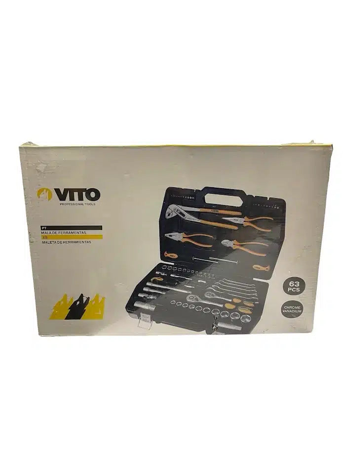 Vito Professional Tools VIMF63 63 Pcs Caja de herramientas de segunda mano — Bueno