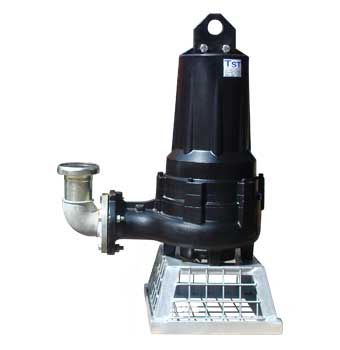 Bomba sumergible agua sucia 7,5kW, 3", Trif.