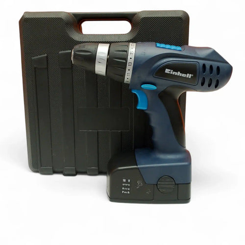 ATORNILLADOR ELECTRICO EINHELL BT-CD 18 + CAJA + BATERIA + CARGADOR de segunda mano · Atornilladores — Como nuevo