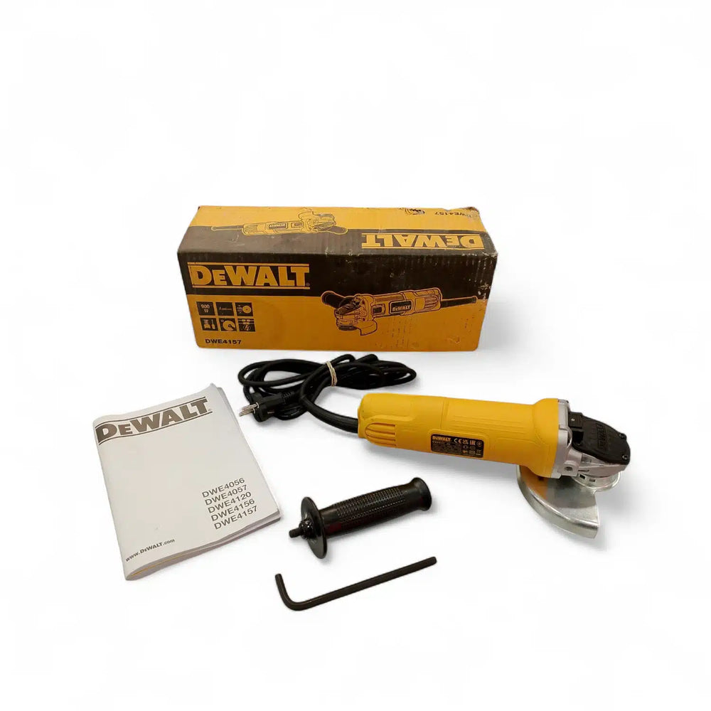AMOLADORA/RADIAL DEWALT DWE4157 + CAJA + ACC de segunda mano · Amoladoras — Como nuevo