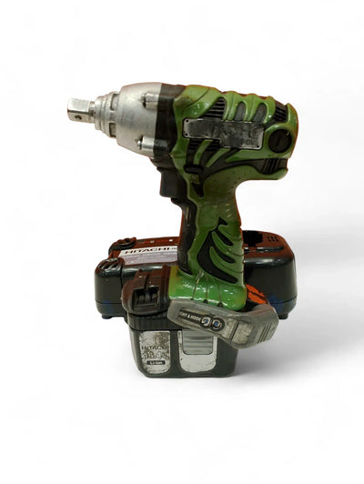 ATORNILLADOR ELECTRICO HITACHI WR-1800 "VERDE" + BATERIA + CARGADOR de segunda mano · Atornilladores — Bueno