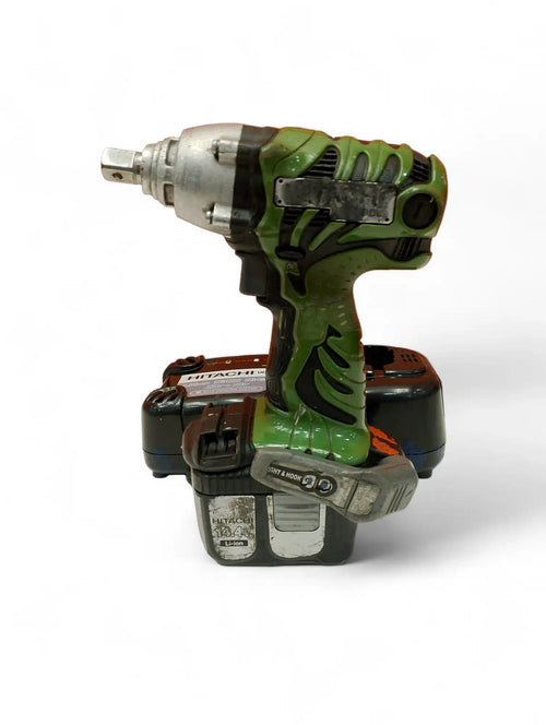 ATORNILLADOR ELECTRICO HITACHI WR-1800 "VERDE" + BATERIA + CARGADOR de segunda mano · Atornilladores — Bueno