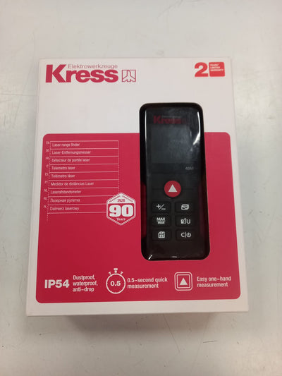 MEDIDOR LASER KRESS KI200 40M de segunda mano · Medición — Como nuevo