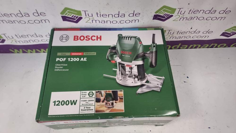 FRESADORA BOSCH POF 1200 AE de segunda mano — Bueno