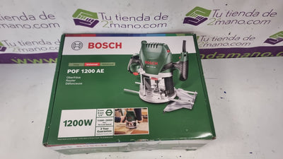FRESADORA BOSCH POF 1200 AE de segunda mano — Bueno