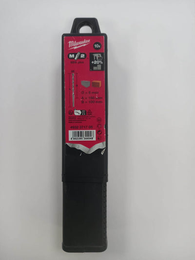 BROCA MILWAUKEE SDS-PLUS M2 6X160 - 10UDS de segunda mano — Como nuevo