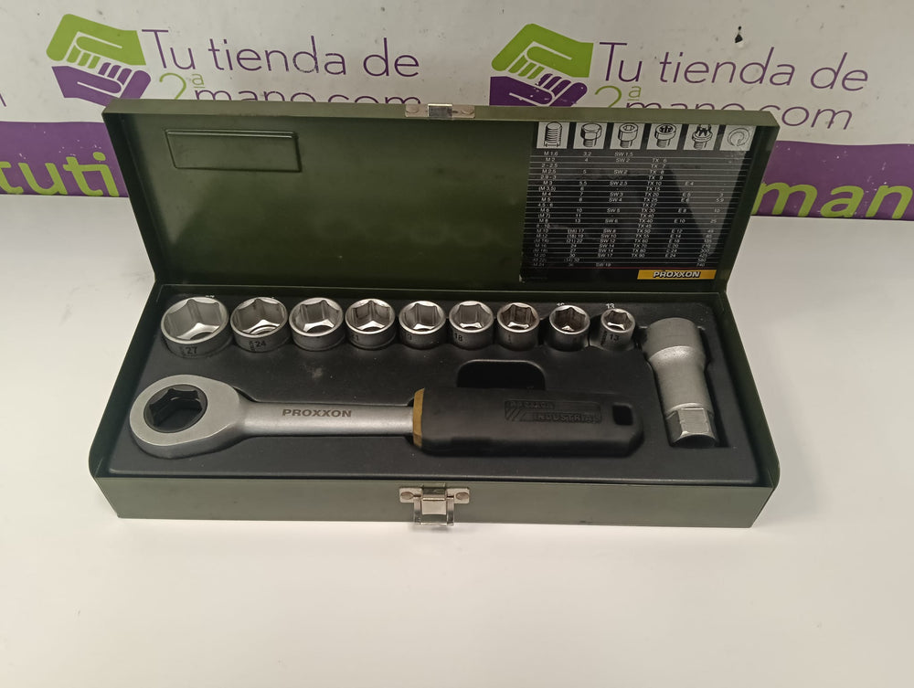 JUEGO LLAVE CARRACA PROXXON INDUSTRIAL de segunda mano — Bueno