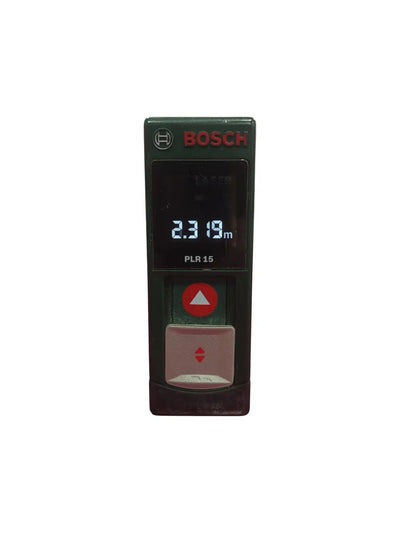 Medidor Laser de Distancia Bosch PLR 15 Verde Segunda Mano de segunda mano · Medición — Bueno
