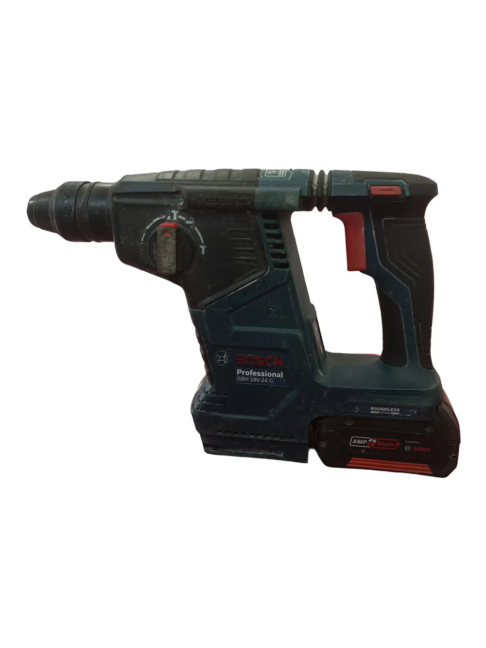 Martillo Bosch GBH 18V-24C Azul + 2 Baterías + Cargador de Segunda Mano de segunda mano · Martillos y percutores — Bueno