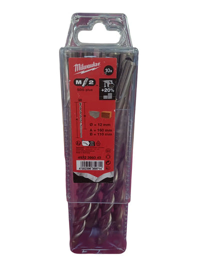 Milwaukee M2 10x 12mm A=160mm B=160mm Brocas de segunda mano · Herramienta especializada — Bueno