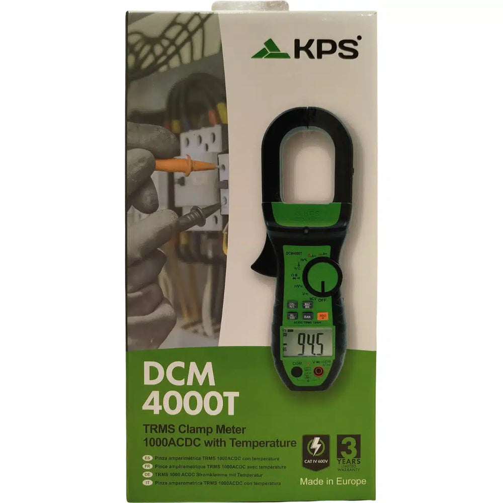 KPS DCM 4000T Pinza Amperimétrica Digital de segunda mano — Bueno