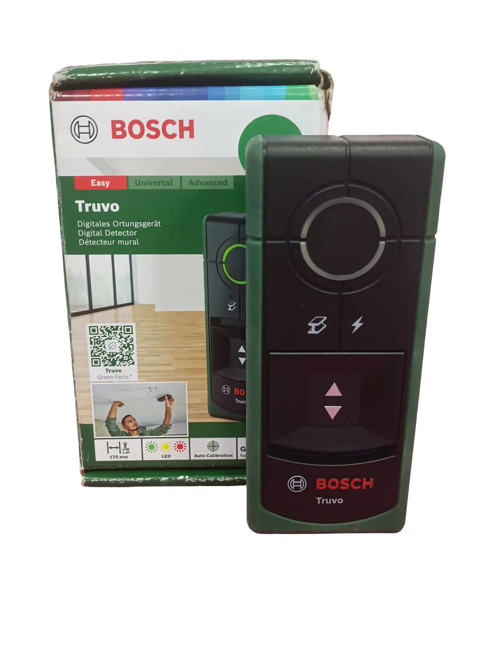Bosch Truvo Detector de Cables Verde —Verificado de segunda mano — Bueno