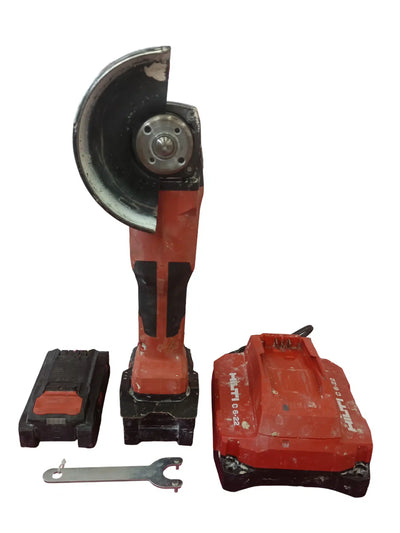Hilti AG 6D-22 Amoladora + 2 Baterías Roja —Verificado de segunda mano · Amoladoras — Bueno