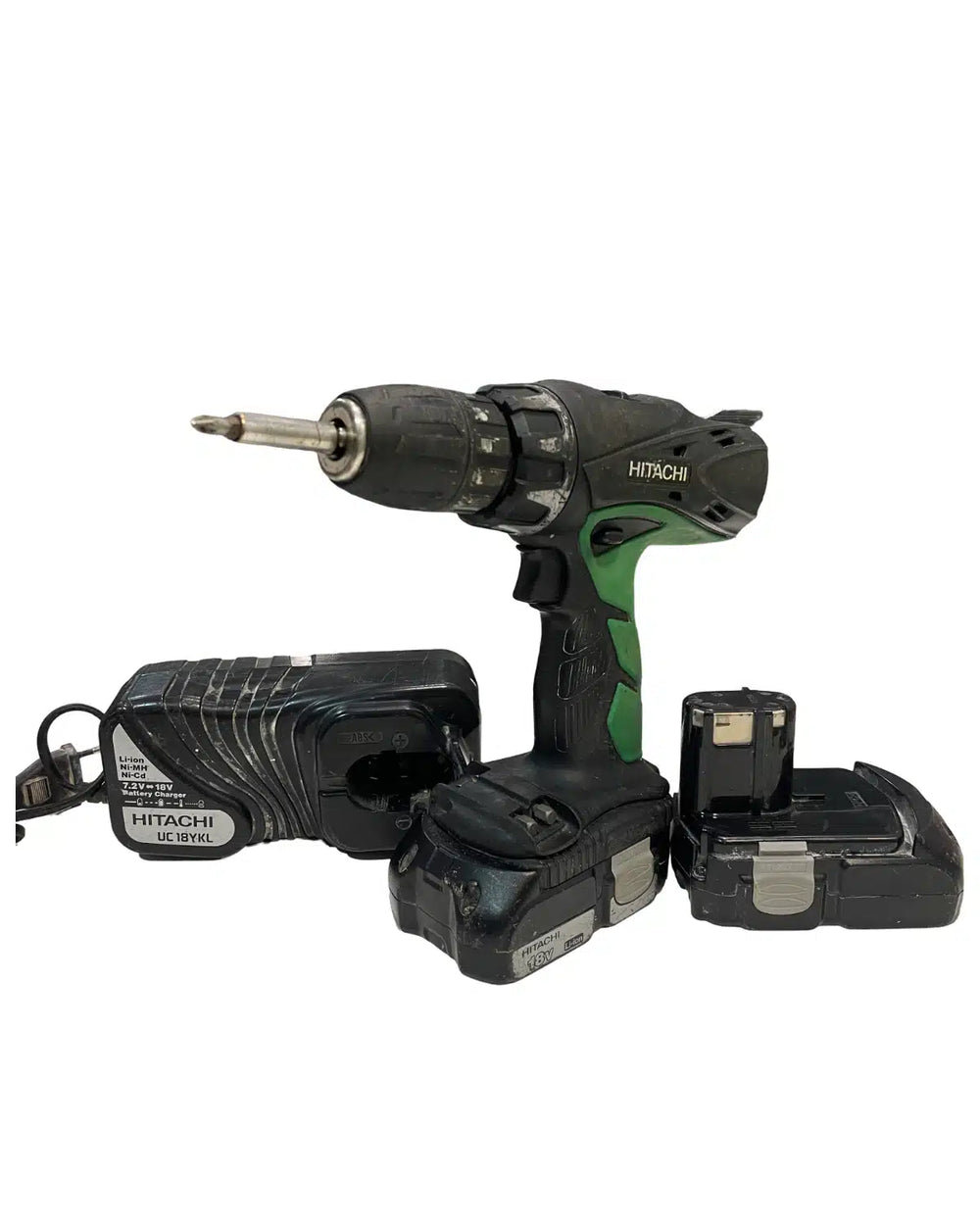 Hitachi DV18DCL2 Taladro Percutor 2 Baterías 18v Cargador — Verificado de segunda mano · Taladros — Bueno