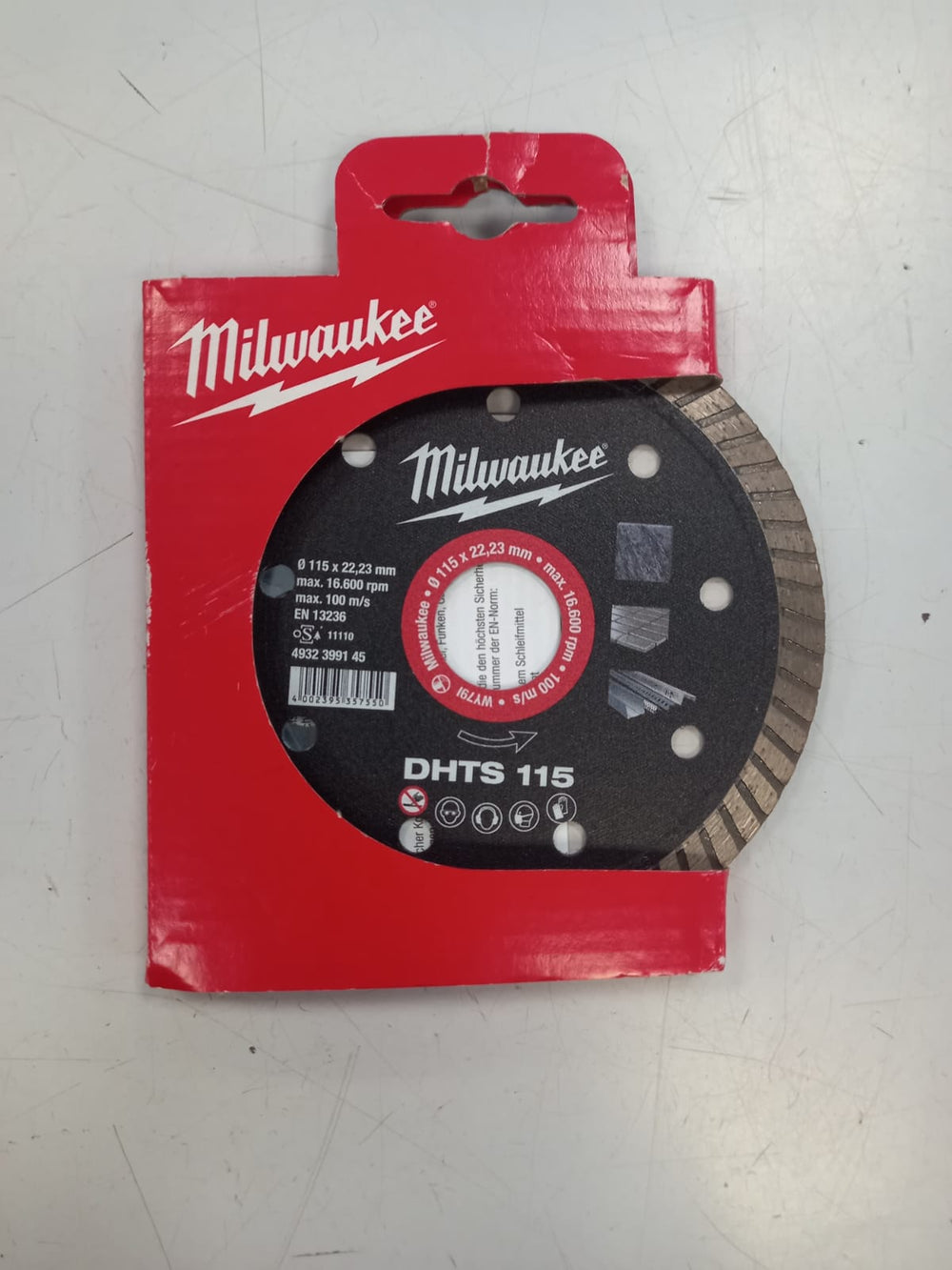 DISCO DE DIAMANTE MILWAUKEE DHTS 115 de segunda mano — Como nuevo