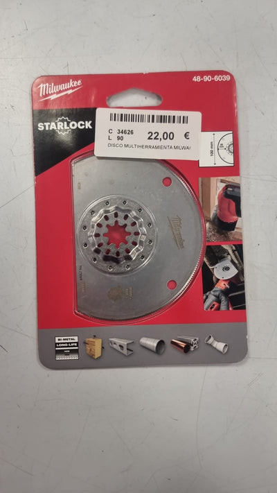 DISCO MULTIHERRAMIENTA MILWAUKEE 48-90-6039 de segunda mano — Bueno