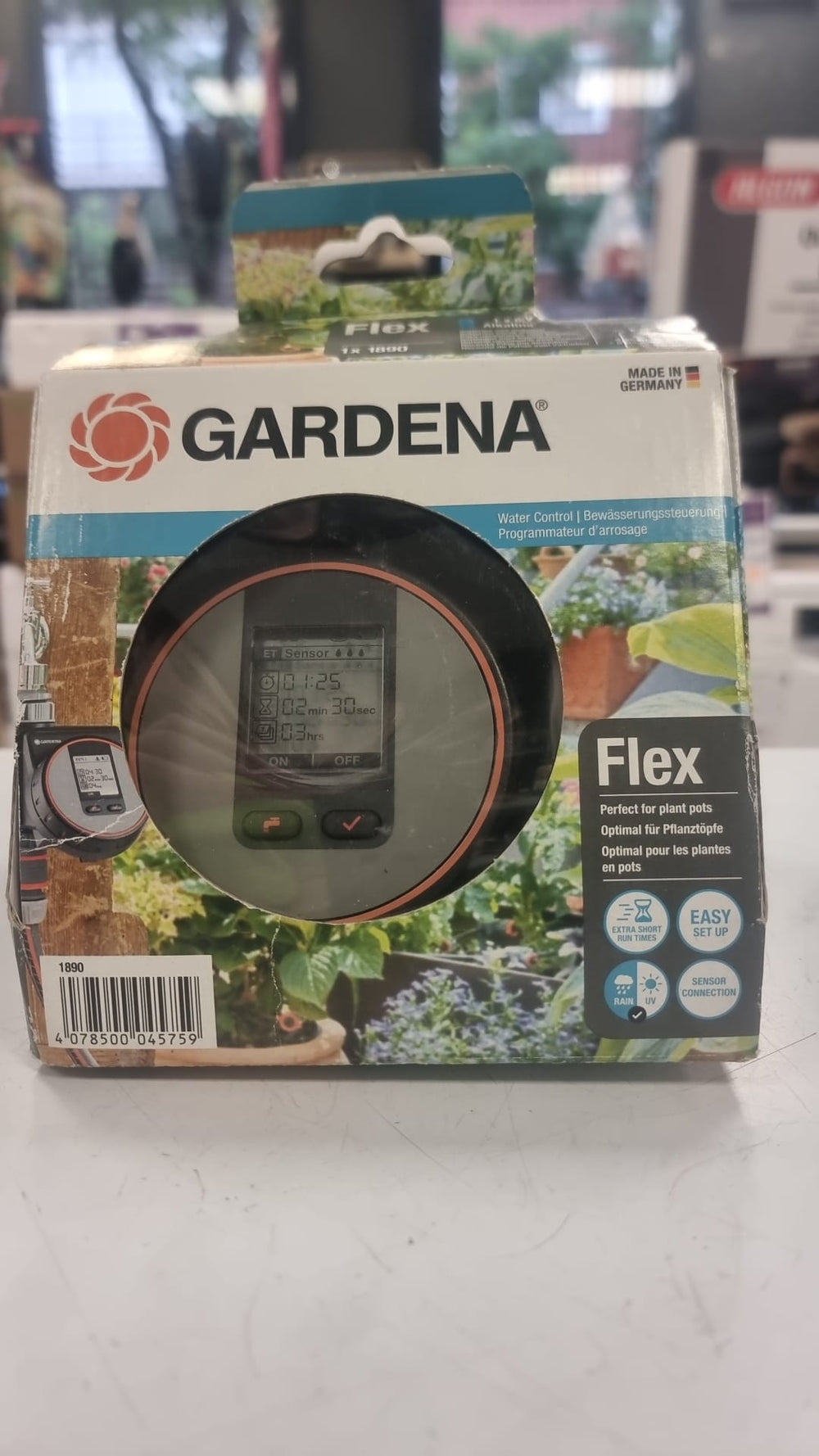 PROGRAMADOR RIEGO GARDENA FLEX 1890 de segunda mano — Bueno