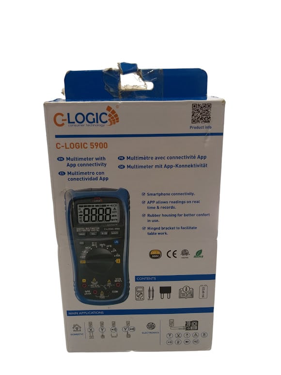 Multímetro con Conectividad App C-LOGIC 5900 de segunda mano · Medición — Bueno