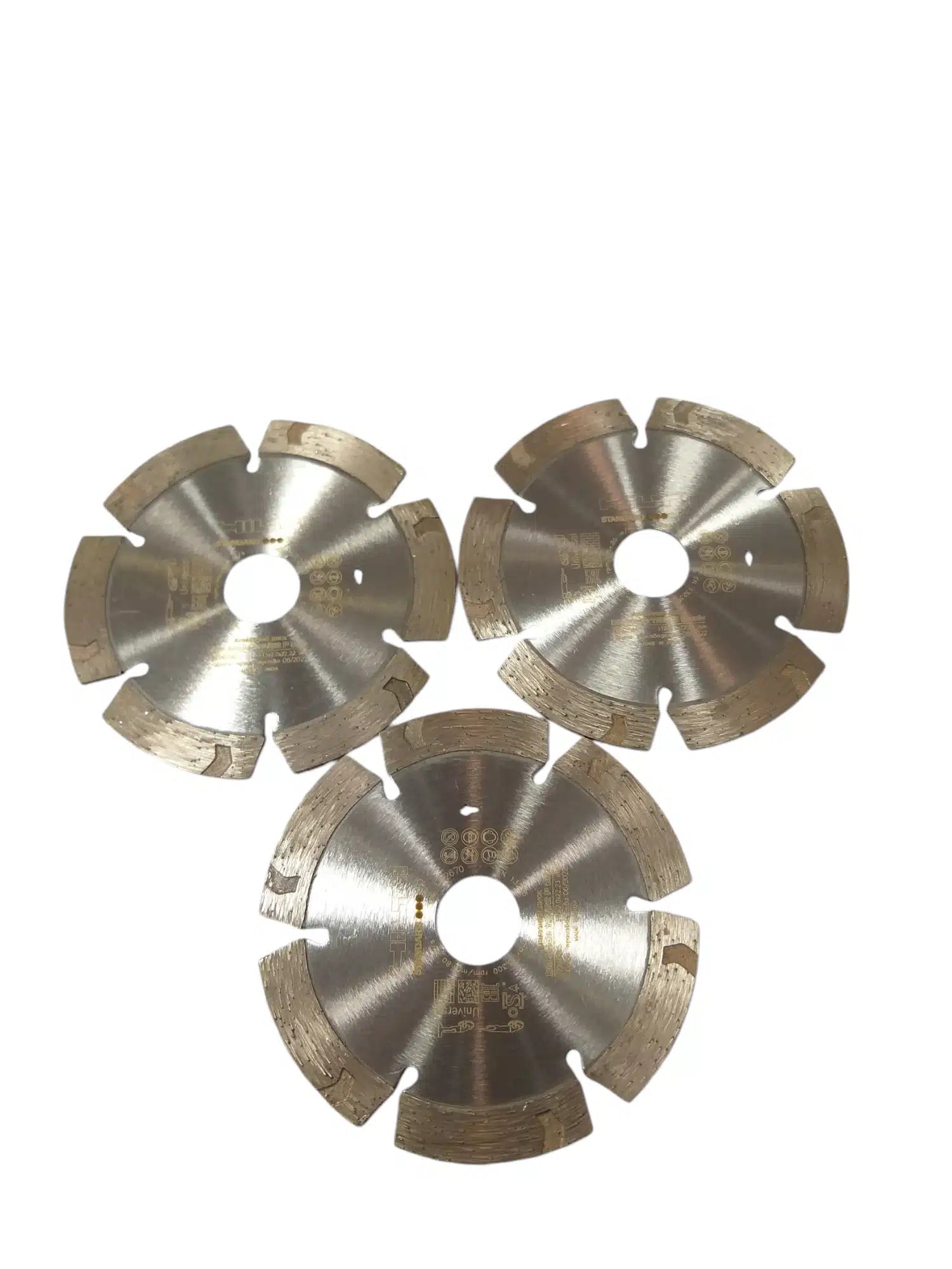 Hilti Dia Blade 115/22 P Univ Pack 3 Discos De Diamante Universales de segunda mano · Herramienta especializada — Bueno